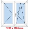 Soft Dvojkrídlové plastové okno 125x110 cm, O+OS Soft Dvojkrídlové plastové okno 125x110 cm, O+OS