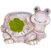 Dekorácia MagicHome, Korytnačka s kvetináčom, keramika, prírodná, 38x29,5x25 cm Dekorácia MagicHome, Korytnačka s kvetináčom, keramika, prírodná, 38x29,5x25 cm
