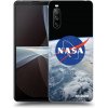 Picasee silikónový čierny obal pre Sony Xperia 10 III - Nasa Earth Picasee silikónový čierny obal pre Sony Xperia 10 III - Nasa Earth