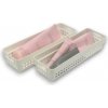 Sada 2 košíkov na organizáciu, organizéry do zásuvky KOLE 24 x 7,5 cm - biele Sada 2 košíkov na organizáciu, organizéry do zásuvky KOLE 24 x 7,5 cm - biele