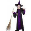 Dievčenský kostým čarodejnice (čierno-fialový) Pre vek 4-6 rokov Dievčenský kostým čarodejnice (čierno-fialový) Pre vek 4-6 rokov