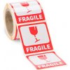 Nálepky na malé balíky Fragile (pozor krehké), 200 ks Nálepky na malé balíky Fragile (pozor krehké), 200 ks