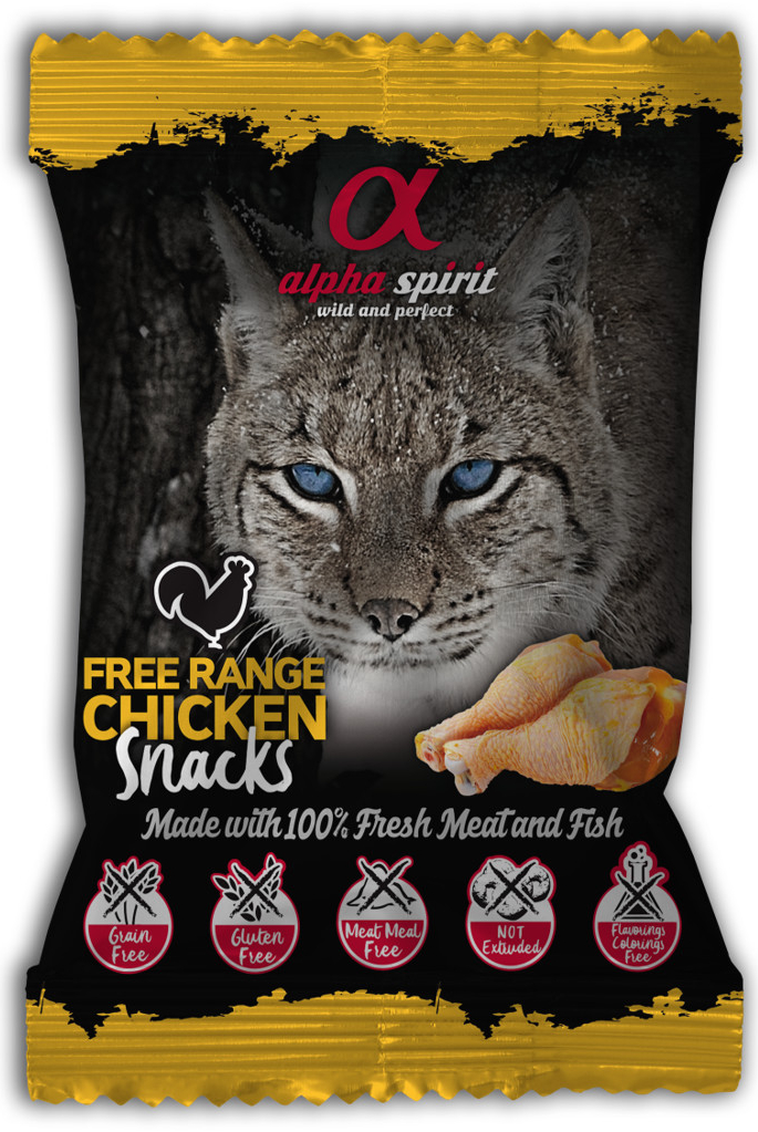 Alpha Spirit Cat Free range Chicken Snacks 50 g