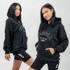 NEBBIA - Oversize mikina s kapucňou GYM RAT 256 (black) - M NEBBIA - Oversize mikina s kapucňou GYM RAT 256 (black) - M