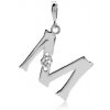 Keltský stříbrný přívěsek písmeno M PRMP13866 Keltský stříbrný přívěsek písmeno M PRMP13866