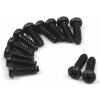 BlackZon Smyter MT/DB/DT 4WD: Samorezné skrutky s plochou hlavou PBHO2.6x8 mm 12 ks 1:12