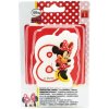 PartyDeco Minnie narodeninová číslo 8 PartyDeco Minnie narodeninová číslo 8