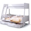 Wilsondo Poschodová posteľ s úložným priestorom Moritz 120x200 - biela Wilsondo Poschodová posteľ s úložným priestorom Moritz 120x200 - biela