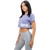 Nebbia Crop top tričko POWERHOUSE 279 fialový - M Nebbia Crop top tričko POWERHOUSE 279 fialový - M