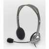 LOGITECH Logitech® H110 Stereo Headset - SILVER 981-000271 LOGITECH Logitech® H110 Stereo Headset - SILVER 981-000271
