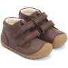 Bundgaard Detské členkové topánky Barefoot Petit Brown hnedé Bundgaard Detské členkové topánky Barefoot Petit Brown hnedé