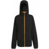 Regatta PROFESSIONAL NAVIGATE TRF 690 pánska fleecová bunda s kapucňou black/orange pop