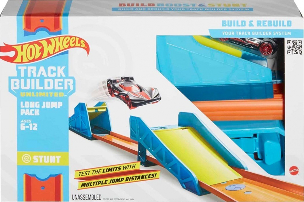 Mattel Hot Wheels Track Builder Sada kaskadérských dílů, GLC89