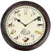 Esschert Design Nástenné hodiny so zvukmi poľnohospodárskych zvierat Esschert Design Nástenné hodiny so zvukmi poľnohospodárskych zvierat