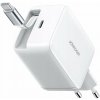Joyroom Nabíječka JR-TCL06 67W GaN do zásuvky s vestavěným zatahovacím kabelem USB-C - bílá Joyroom Nabíječka JR-TCL06 67W GaN do zásuvky s vestavěným zatahovacím kabelem USB-C - bílá