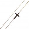 Minimalistický Glosery náhrdelník s krížikom, chirurgická oceľ 1,5mm Dĺžka: 50cm, Náhrdelník: strieborný Minimalistický Glosery náhrdelník s krížikom, chirurgická oceľ 1,5mm Dĺžka: 50cm, Náhrdelník: strieborný