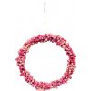 Exner Umelý veniec koráliky 15 x 15 x 3 cm Ružový 45219 Exner Umelý veniec koráliky 15 x 15 x 3 cm Ružový 45219