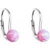 Evolution Group strieborné visiace náušnice so syntetickým opálom ružové okrúhle 11242.3 Evolution Group strieborné visiace náušnice so syntetickým opálom ružové okrúhle 11242.3