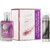 Lattafa Mahasin Crystal Violet EDP 100 ml + deospray 75 ml darčeková sada Lattafa Mahasin Crystal Violet EDP 100 ml + deospray 75 ml darčeková sada