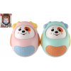 Teddies Roly Poly pes/psík plast 10cm so zvukom, 2 farby Teddies Roly Poly pes/psík plast 10cm so zvukom, 2 farby