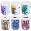 CashSave pokladnička na peniaze kovová 10x7cm Euro CashSave pokladnička na peniaze kovová 10x7cm Euro