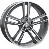 AUTEC Rias 8,5x19 5x120 ET38 titan silver matt polished AUTEC Rias 8,5x19 5x120 ET38 titan silver matt polished
