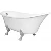 Kerra Antica 165 retro voľne stojaca akrylátová vaňa, možnosť výberu farby nôh, ANT170 Kerra Antica 165 retro voľne stojaca akrylátová vaňa, možnosť výberu farby nôh, ANT170