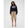 GAP Bermuda šortky High Rise pleated Gap × Victoria Beckham Hnedá 4 GAP Bermuda šortky High Rise pleated Gap × Victoria Beckham Hnedá 4