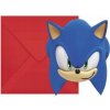Procos Pozvánky s obálkami - Sonic 6 ks