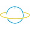 Neónové LED svetlo SATURN žlté modré Batéria + USB FLNE11 Forever Light Neónové LED svetlo SATURN žlté modré Batéria + USB FLNE11 Forever Light