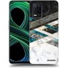 Picasee silikónový prehľadný obal pre Realme 8 5G - Black & White geometry Picasee silikónový prehľadný obal pre Realme 8 5G - Black & White geometry