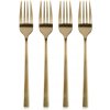 Excellent Houseware Vidlička na torty Gold sada 4 ks Excellent Houseware Vidlička na torty Gold sada 4 ks