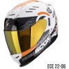 SCORPION prilba na motocykel EXO-520 EVO AIR TITAN, biela/oranžová, veľ. XXL SCORPION prilba na motocykel EXO-520 EVO AIR TITAN, biela/oranžová, veľ. XXL