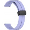 eses Silikónový remienok s magnetickou sponou pre smart hodinky 20 mm Farba: svetlo fialová