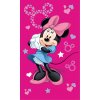 Jerry Fabrics Bavlnený froté uterák s pútkom 30x50 cm - Minnie Jerry Fabrics Bavlnený froté uterák s pútkom 30x50 cm - Minnie
