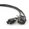 Gembird kábel napájací (C5), 3-Pin, VDE certifikovaný, 1.8 m, čierny PC-186-ML12 Gembird kábel napájací (C5), 3-Pin, VDE certifikovaný, 1.8 m, čierny PC-186-ML12
