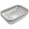 Mexen Rita, umývadlo na dosku 455x325x135 mm, biela-čierny vzor, 21084586 Mexen Rita, umývadlo na dosku 455x325x135 mm, biela-čierny vzor, 21084586