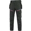 Nohavice CXS LEONIS, pánske, čierne s modro/červenými doplnkami Velikost: 64 Nohavice CXS LEONIS, pánske, čierne s modro/červenými doplnkami Velikost: 64