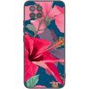 Picasee silikónový čierny obal pre Realme 8 Pro - Hibiscus Picasee silikónový čierny obal pre Realme 8 Pro - Hibiscus