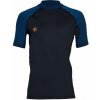Aqualung Pánske lycrové tričko SLIM FIT čierna/modrá, krátky rukáv - S Aqualung Pánske lycrové tričko SLIM FIT čierna/modrá, krátky rukáv - S