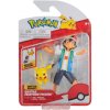 Jazwares, LLC. Figúrka Pokémon Battle Feature Figure - ASH A PIKACHU Jazwares, LLC. Figúrka Pokémon Battle Feature Figure - ASH A PIKACHU