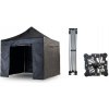 Nožnicový párty stan 3x3 m TENTino SMALL HEXAGON Farba opláštenia: 11A - ČIERNA Nožnicový párty stan 3x3 m TENTino SMALL HEXAGON Farba opláštenia: 11A - ČIERNA