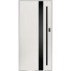 Kovové vchodové dvere S68 Clear 90 P biele otváranie dovnútra Kovové vchodové dvere S68 Clear 90 P biele otváranie dovnútra