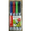 STABILO ballpoint pen sada 4 pier STABILO ballpoint pen sada 4 pier