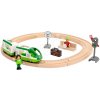Drevená vláčikodráha so semaforom Circle Train Set BRIO 16 dielov s vláčikom a 2 figúrkami Drevená vláčikodráha so semaforom Circle Train Set BRIO 16 dielov s vláčikom a 2 figúrkami