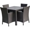 ROJAPLAST Set záhradného nábytku MELODY QUARTED záhradný stôl 1 + 4 záhradné stoličky IOWA ROJAPLAST Set záhradného nábytku MELODY QUARTED záhradný stôl 1 + 4 záhradné stoličky IOWA