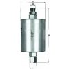 Mahle KL 21 Palivový filter Mahle KL 21 Palivový filter