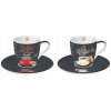 Šálka Easy Life Coffe House porcelán 90 ml 2 ks Šálka Easy Life Coffe House porcelán 90 ml 2 ks