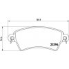 BREMBO Sada brzdových platničiek kotúčovej brzdy P61065 BREMBO Sada brzdových platničiek kotúčovej brzdy P61065