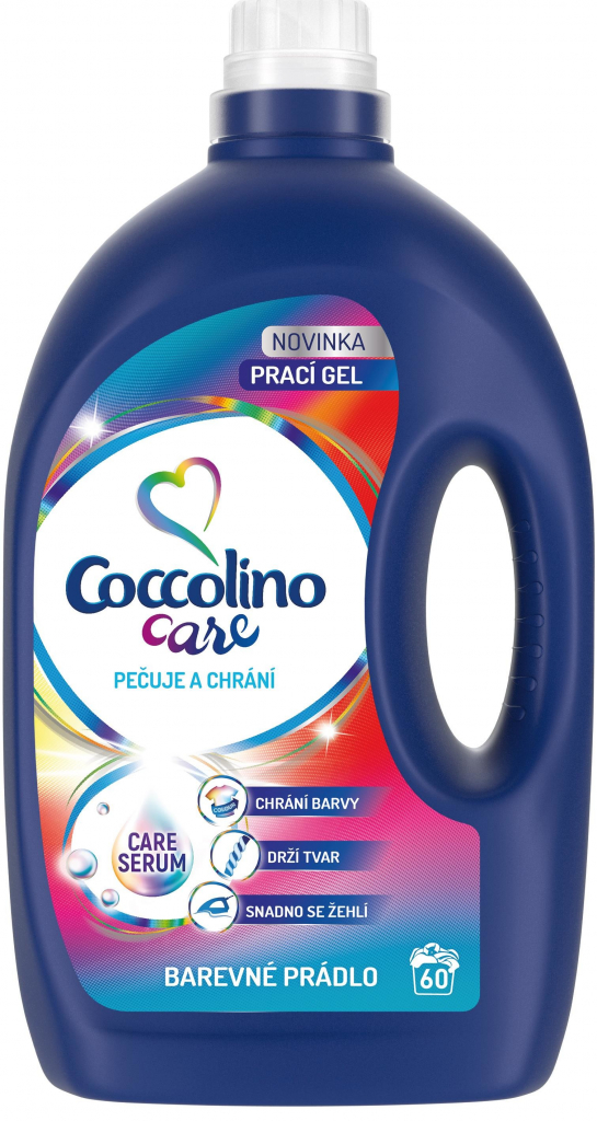 Coccolino Care Farebné oblečenie tekutý prací prípravok 60 PD 2,4 l